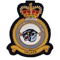 RAF 233 OCU Wire Blazer Badge